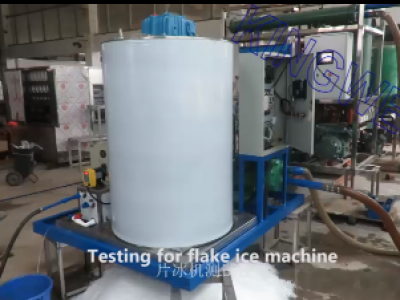 Video of flake ice machine KW-F5