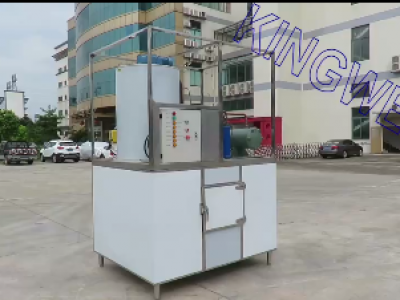 2.5Tons/day Flake ice machine with ice bin (KW-F2.5)