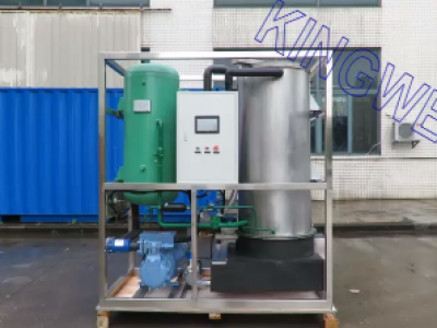 Video of 5tons/day tube ice machine with SUS304 evaporator outer (KW-T5)
