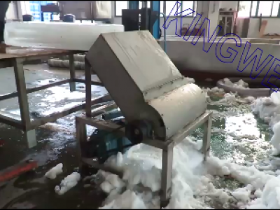 Snowed ice crushed machine with food grade 304# stainless steel 
