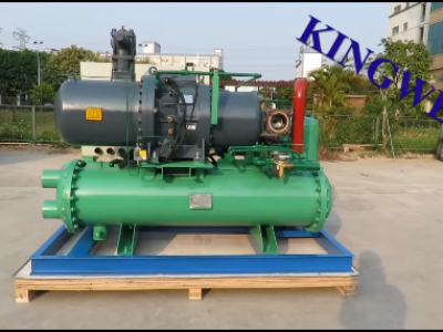 Video of 30 tons/day spiral coil-pipe ice block machine (KW-B30)