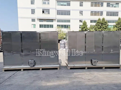 2 sets of 5tons Cube Ice Machine Ready for Shipping to Middle East