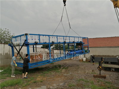 2 sets of 30Ton block ice machine arrive!