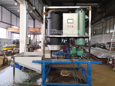 Air Cooled Tube Ice Machine Finish Testing, Ready for Shipping to Middle East