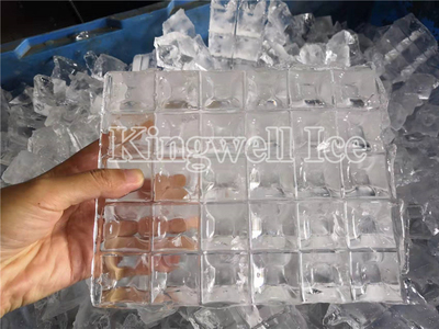 Test of Kingwell customized cube ice machine 5 ton/day